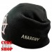 Шапка бини с вышивкой Anarchy