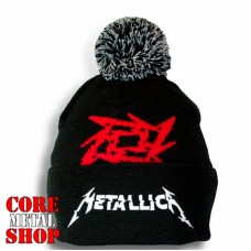 Шапка Metallica c жаккардовым узором