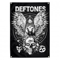       Прапор-Deftones (Owl and Skull)