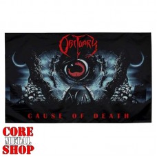 Прапор Obituary - Cause of Death, без отверстий