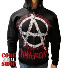 Толстовка Anarchy - Fuck The System на молнии
