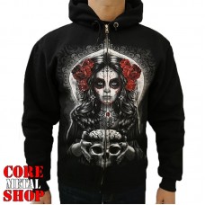 Толстовка Muerte (skull and roses)