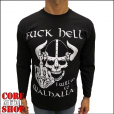 Лонгслив Fuck Hell - I will go to walhalla