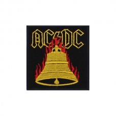 Нашивка вышитая AC DC колокол