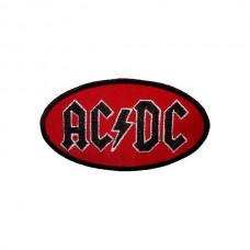 Нашивка вышитая AC DC овал