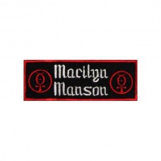 Нашивка вышитая Marilyn Manson