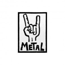 Нашивка вышитая Metal