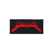 Нашивка вышитая Metallica Logo тень