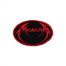 Нашивка вышитая Metallica овал