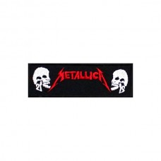 Нашивка вышитая Metallica с черепами