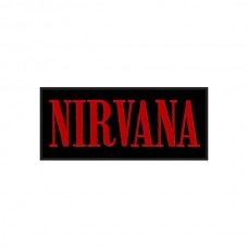 Нашивка вышитая Nirvana Red Logo