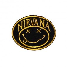 Нашивка вышитая Nirvana Smile