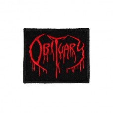 Нашивка вышитая Obituary