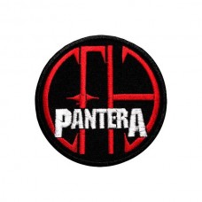 Нашивка вышитая Pantera круглая