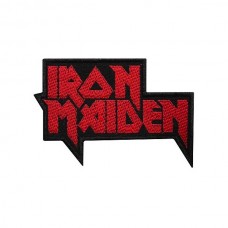 Нашивка вышитая Iron Maiden вырезанная