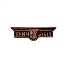 Нашивка вышитая Rammstein вырезанная