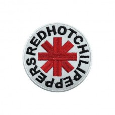 Нашивка вышитая Red Hot Chili Peppers круглая