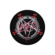 Нашивка вышитая Slayer круглая