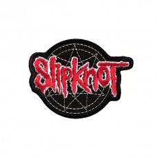 Нашивка вышитая Slipknot вырезанная