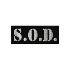 Нашивка вышитая S.O.D.