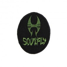 Нашивка вышитая Soulfly овал