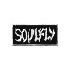 Нашивка вышитая Soulfly White Logo