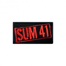 Нашивка вышитая Sum 41