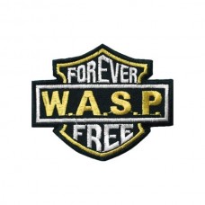 Нашивка вышитая W.A.S.P. - Forever Free