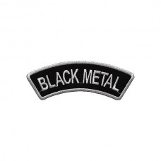 Нашивка вышитая Black Metal