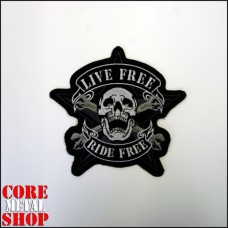 Нашивка Life Free Ride Free