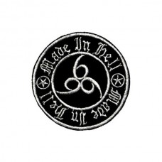 Нашивка вышитая 666 Made In Hell