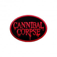 Нашивка вышитая Cannibal Corpse овал