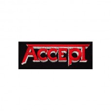 Нашивка вышитая Accept Red Logo