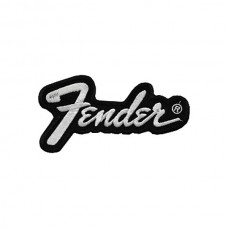 Нашивка вышитая Fender вырезанная