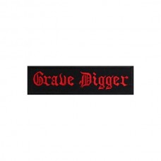 Нашивка вышитая Grave Digger