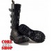 Ботинки Steel Boots 20 Eyelets Black With 4 Buckles на молнии