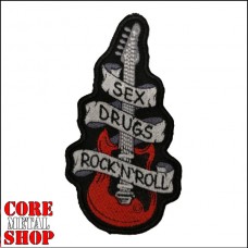 Нашивка вышитая Sex Drugs Rock`n`Roll