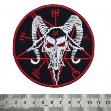 Нашивка Baphomet (red pentagram)