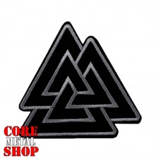 Нашивка с вышивкой Valknut (logo) вырезанное