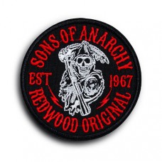 Нашивка с вышивкой Sons Of Anarchy