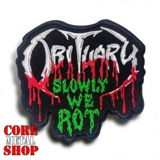 Нашивка з вишивкою Obituary - 3 Slowly We Rot