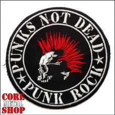 Нашивка Punks Not Dead - Punk Rock