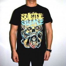 Футболка Suicide Silence Skulls