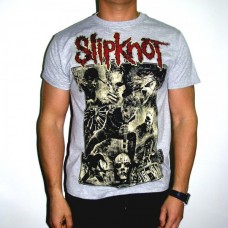 Футболка Slipknot Group Gray