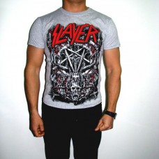 Футболка Slayer Pentagram Gray