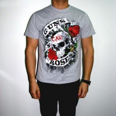 Футболка Guns N Roses Logo Gray