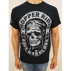 Футболка-CHOPPER RIDER-череп з мальтійським хрестом