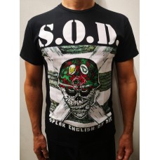 Футболка-S.O.D. "Speak English or Die"
