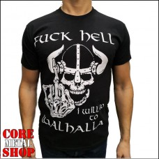 Футболка Fuck Hell - I Will Go Walhalla