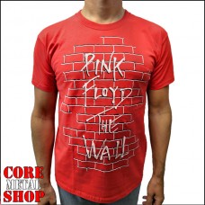 Футболка Pink Floyd - The Wall (красная)